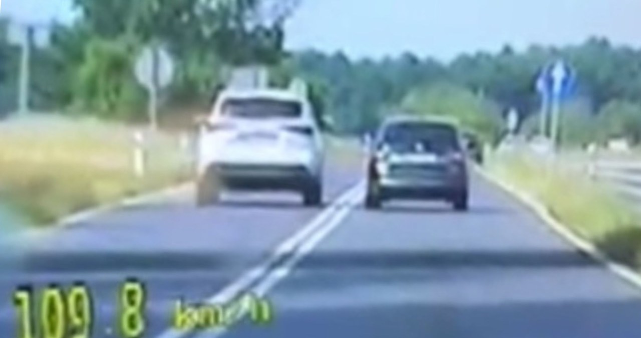 5 tys. zł mandatu i 24 pkt. karne za ten manewr. Policja pokazała brawurę 64-latka