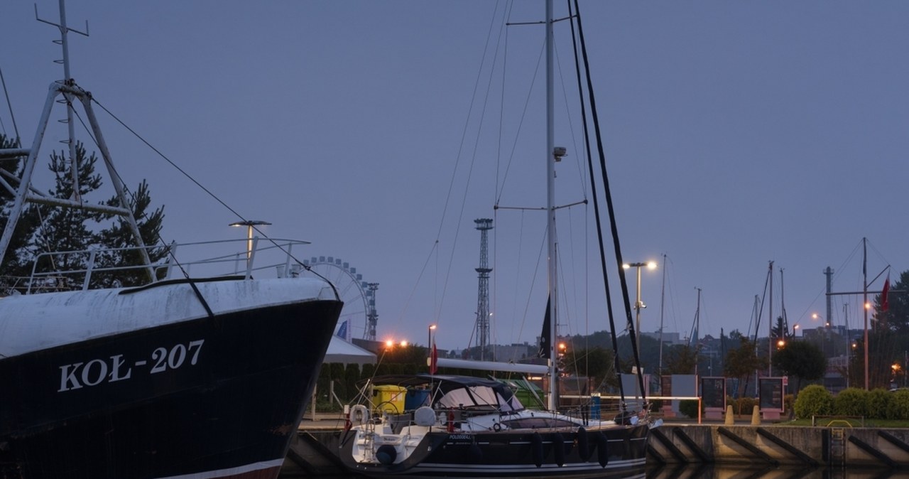 Wybuch butli z gazem na jachcie w Kołobrzegu