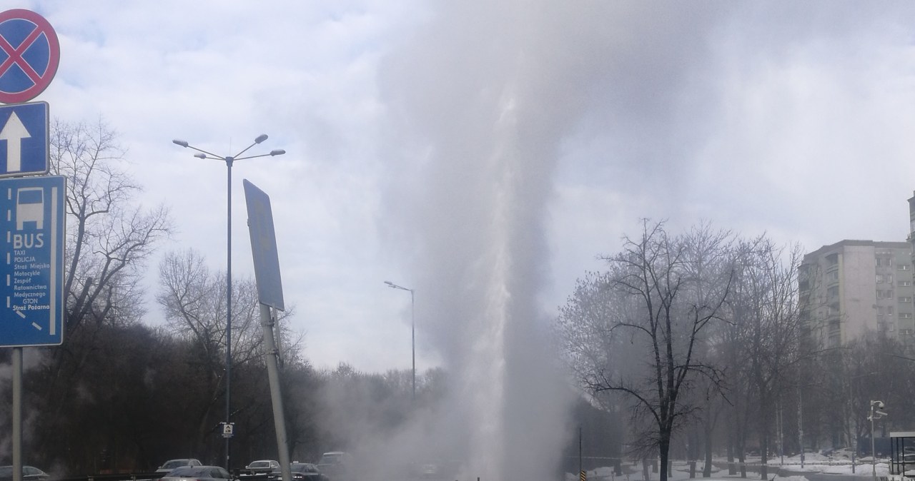 Awaria sieci ciepłowniczej w Krakowie