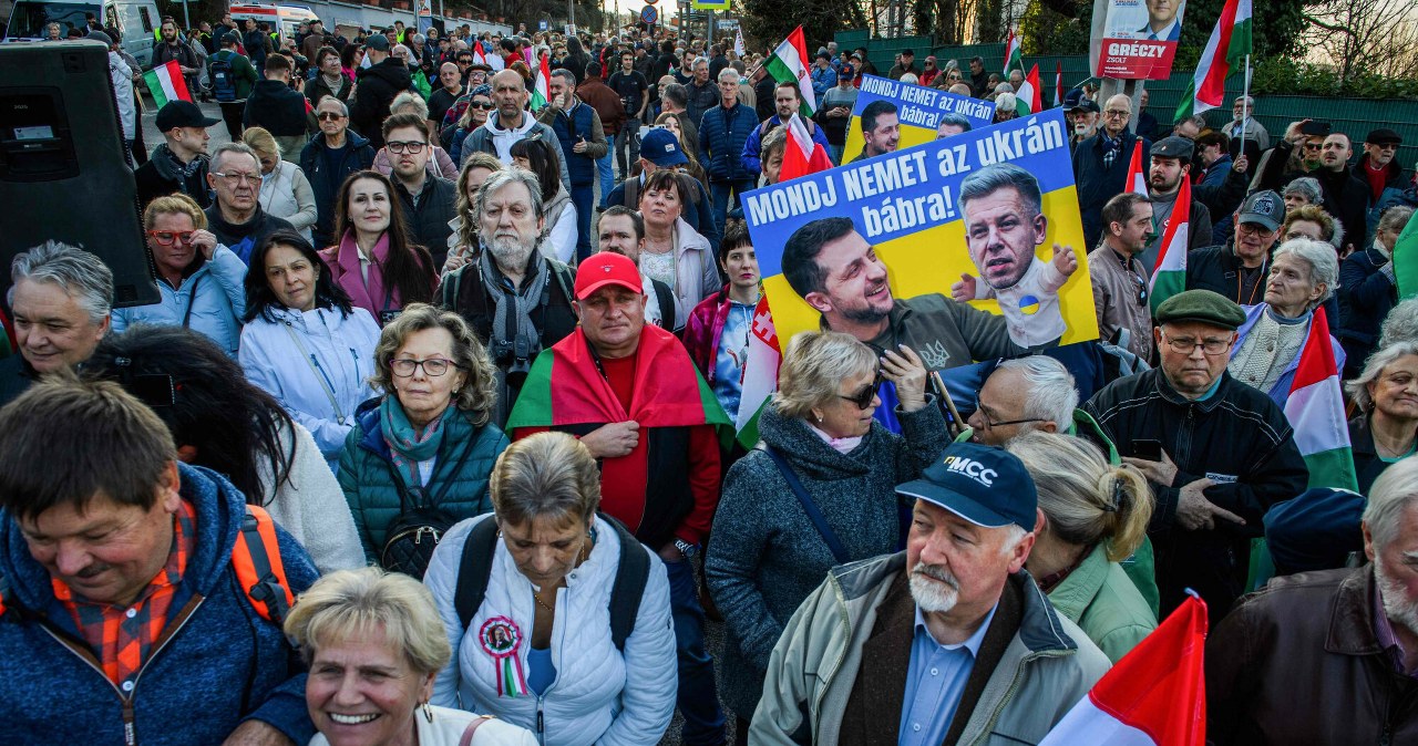 "Nie jesteśmy Ukrainie nic winni". Demonstracja po słowach Zełenskiego